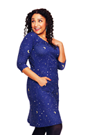 Ester klänning Astrologi blå