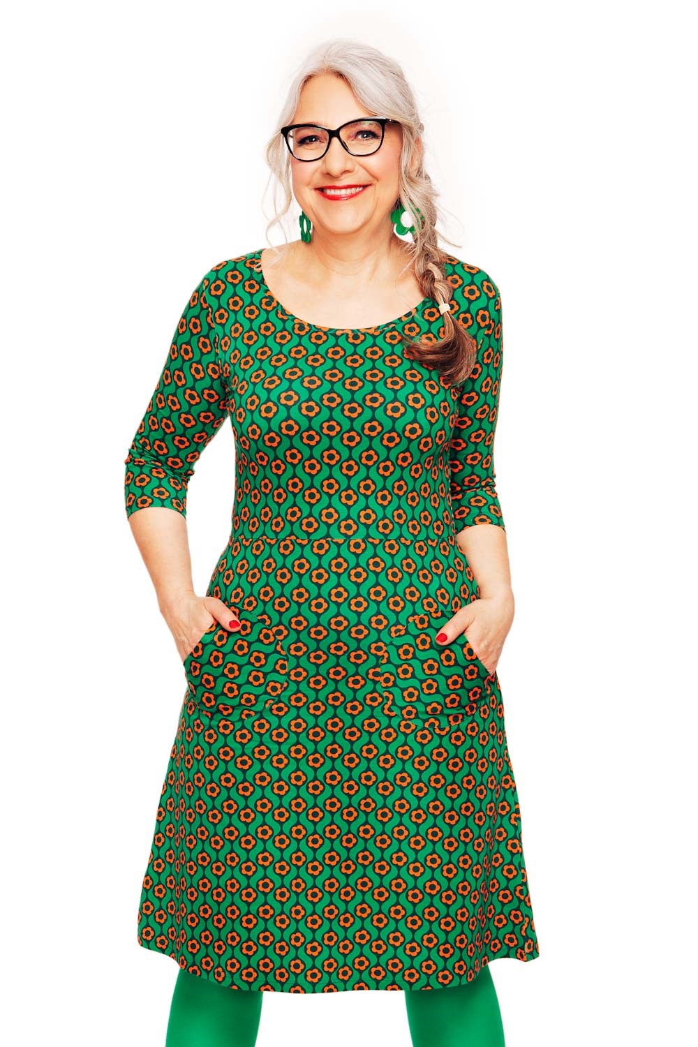 Ester dress Sekund grön