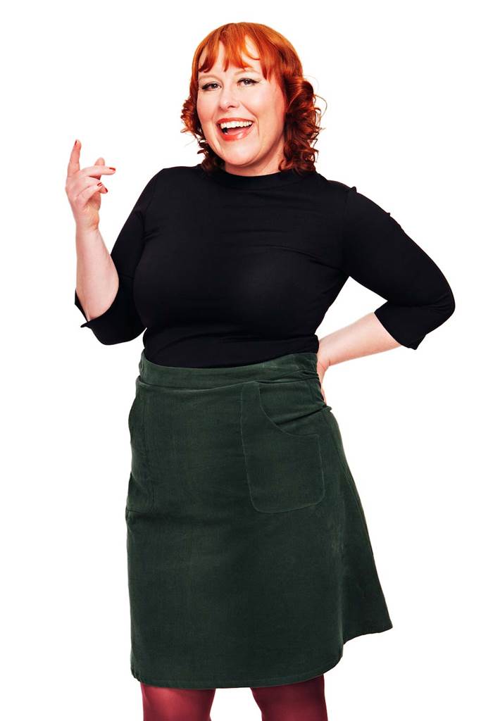 Sonja skirt Manchester Mörkgrön