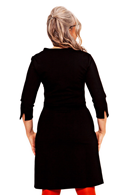 Agneta dress Svart - Black jersey 60s dress