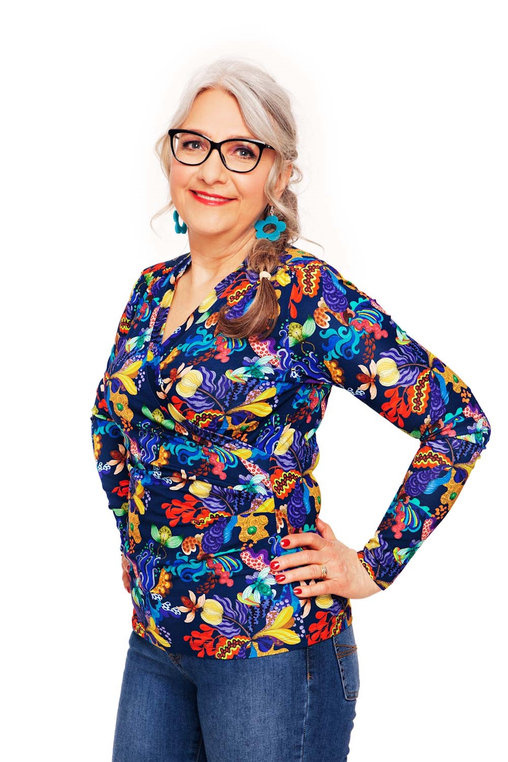 Susanne top Urdjur blå