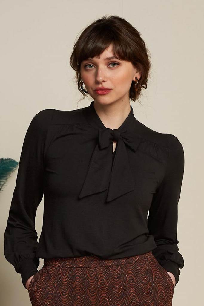 Amalia top Ecovero Black