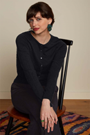 Droplet cardigan Black