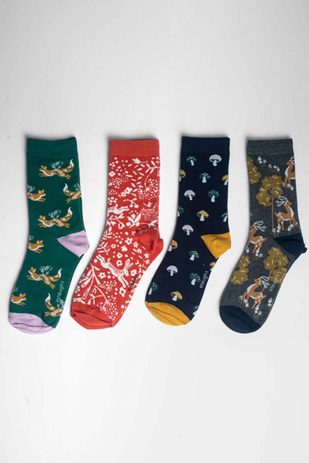 Presentask strumpor 4-pack Yaella Woodlands
