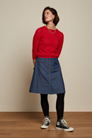 Caroll kjol Hennite blue