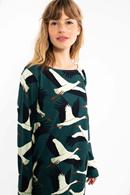 Danolivia ekologisk klänning stork