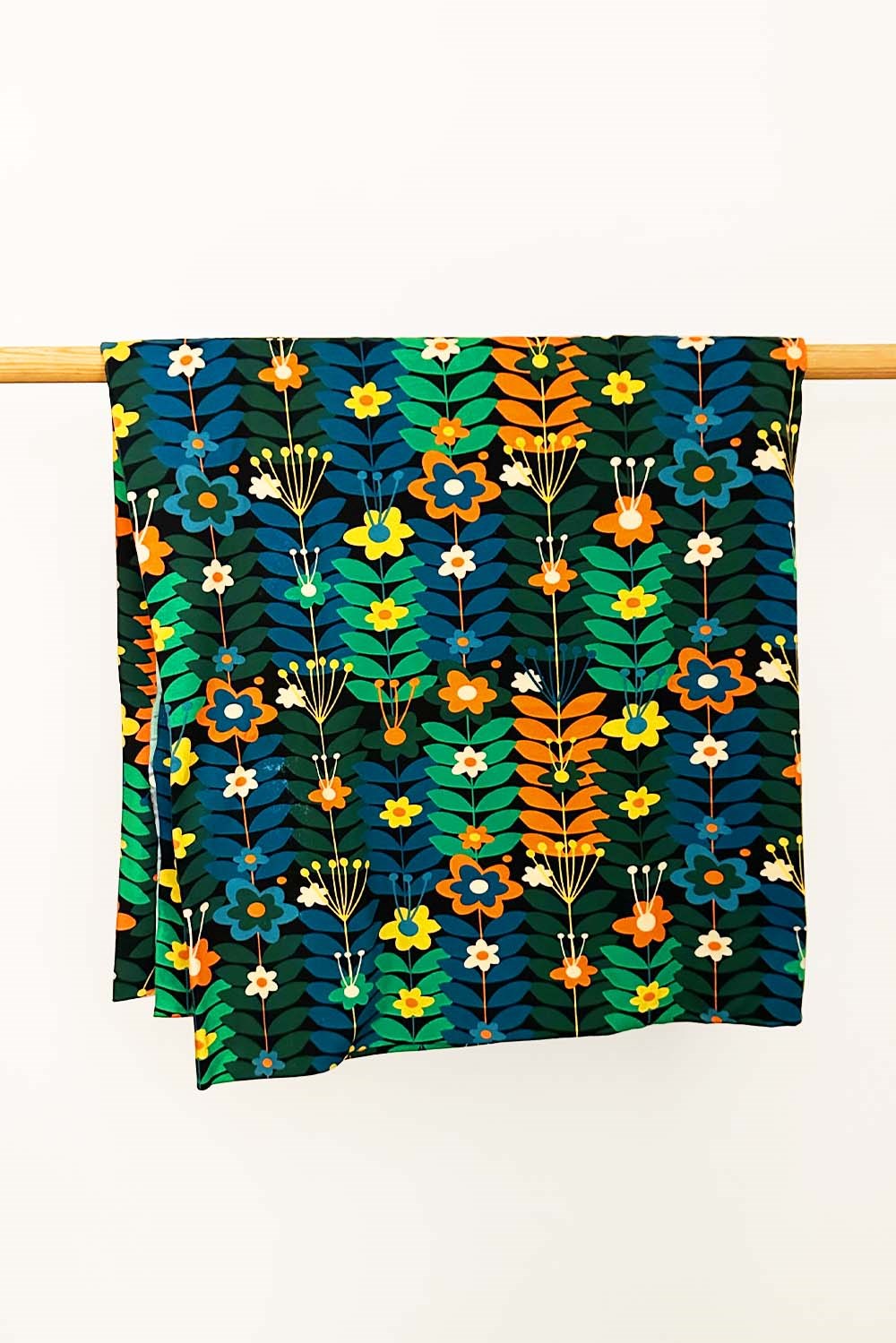 Organic jersey fabric Växtkraft Grön