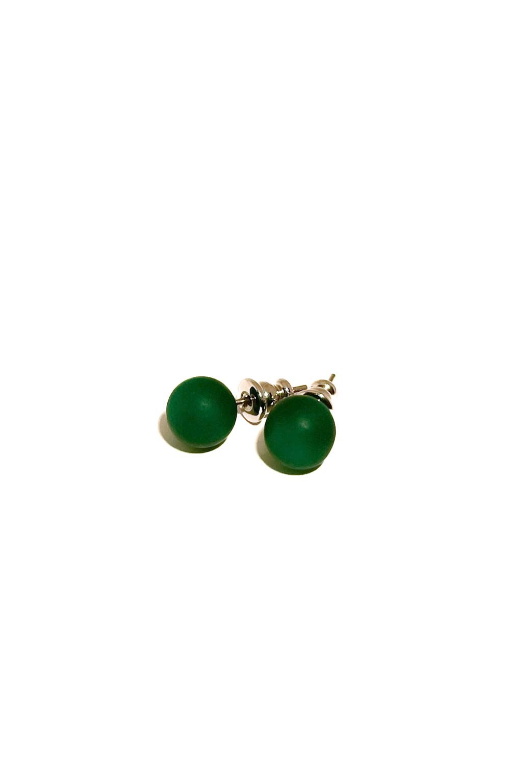 Earrings resin Pluppar Dark green