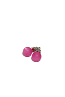 Earrings resin Pluppar pink