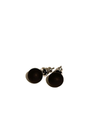 Earrings resin Pluppar black