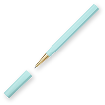 Ystudio Glamour Evolve Ocean Sustainable Rollerball Pen, Sky Blue