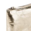 Leather Wash Bag, Gold