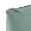 Kosmetiktasche aus Leder, Dusty Green