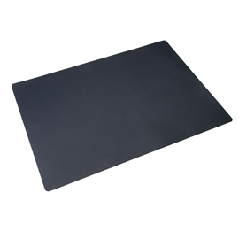 Leather Deskpad, Rollable, Dark Blue
