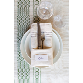 Napkin, Daladräll, bleached-grey