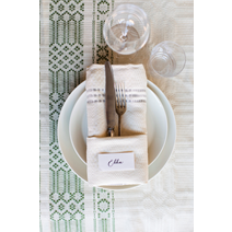 Napkin, Daladräll, bleached-grey