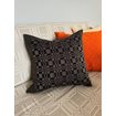 Cushion, TÄLLBERGSKRUS, Black/Unbleached
