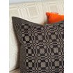 Cushion, TÄLLBERGSKRUS, Black/Unbleached