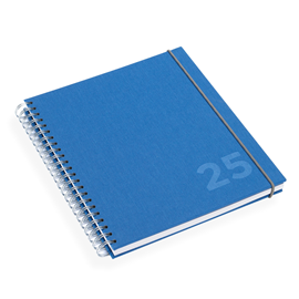 Calendar Spiral Bound 2025, Ocean Blue