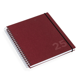 Calendar Spiral Bound 2025, Chestnut