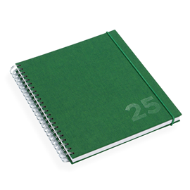 Calendar Spiral Bound 2025, Clover Green