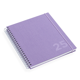 Calendar Spiral Bound 2025, Lavender