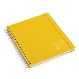 Calendar Spiral Bound 2025, Sun Yellow