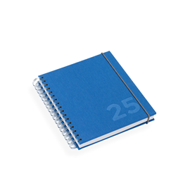 Calendar Spiral Bound 2025, Ocean Blue