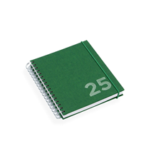 Calendar Spiral Bound 2025, Clover Green