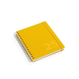 Calendar Spiral Bound 2025, Sun Yellow