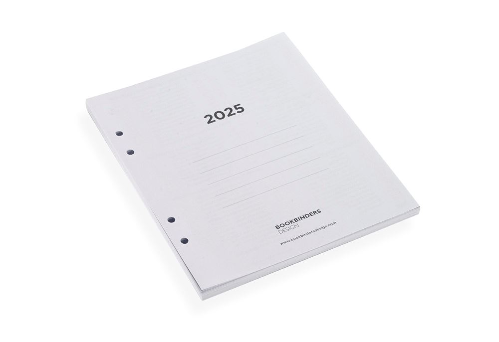 Kalendereinlage für Ordner 2025
