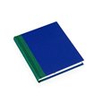 Notizbuch A6+, Green/Royal Blue