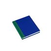 Notizbuch A6+, Green/Royal Blue
