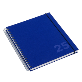 Calendar Spiral Bound 2025, Royal Blue