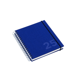 Calendar Spiral Bound 2025, Royal Blue