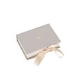 Box with Silk Ribbons, Pearl Luster, Little Heart