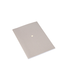 Notebook Stitched, Pearl Luster, Little Heart