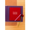 Carnet en toile, Rose red