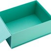 Vävklädd Box, Kristallblå