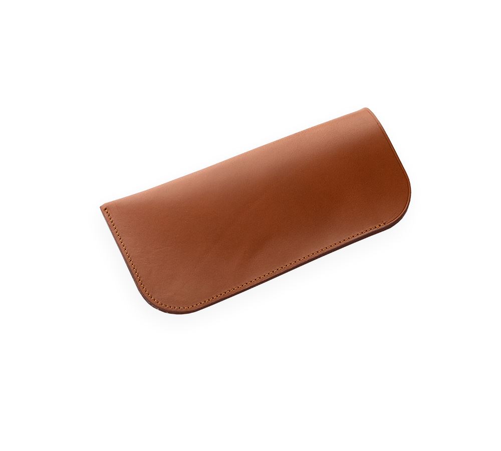 Leather Glasses Case, Cognac