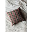 Cushion, Munkabälte, Green/Red