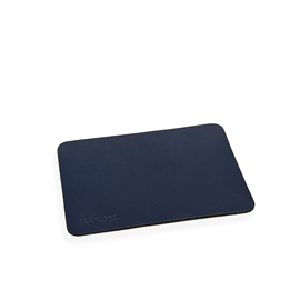 Leder Mouse Pad, Navy