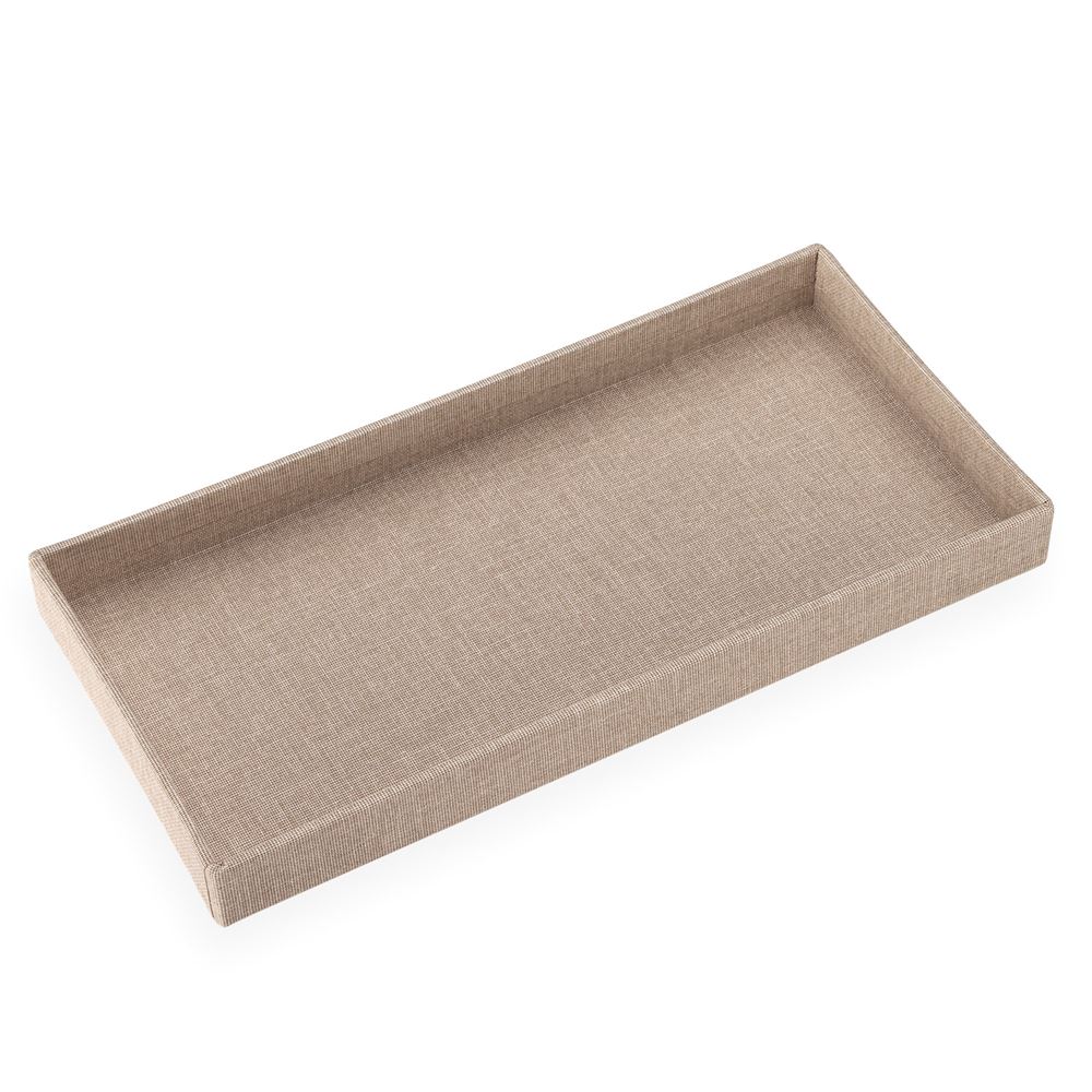 Tray, cloth covered, Sand Brown