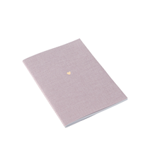 Notizheft Stitched, Rose Water, Little Heart