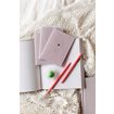 Notebook Stitched, Rose Water, Little Heart
