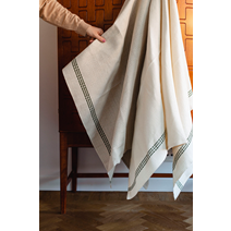 Daladräll, Bath towel, Unbleached-green
