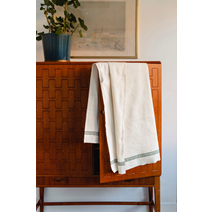 Daladräll, Bath towel, Bleached-green