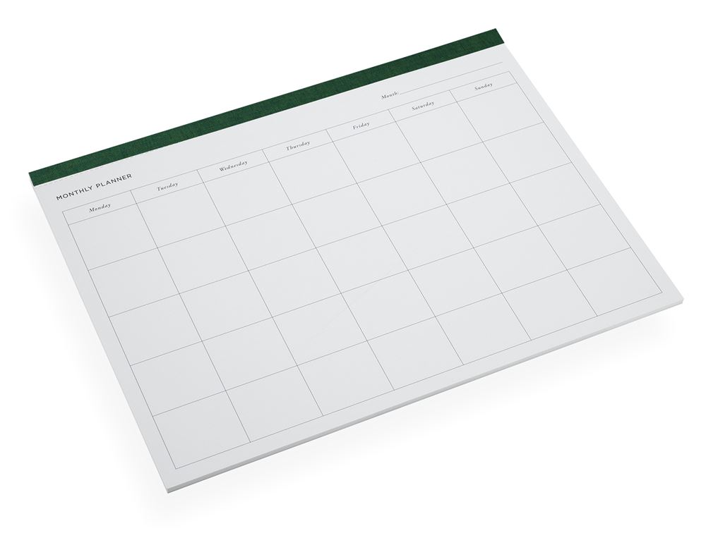 Weekly Planner, Clover green