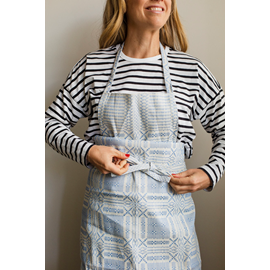 Apron, Norrlandskrus, Light Blue