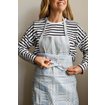 Apron, Norrlandskrus, Light Blue